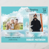 Vorlage des Programms zur Beerdigung von Blauem Hi (Vorderseite)