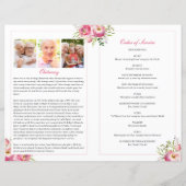 Vorlage des Programms zur Beerdigung von Blumenbee (Rückseite)