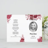 Vorlage des Programms zur Beerdigung von Burgund-F (Stehend Vorderseite)