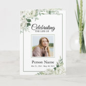 Vorlage des Programms zur Beerdigung von weißem Ro (Vorderseite)