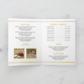 Vorlage des Programms zur Gedenkfeier (Innenseite)