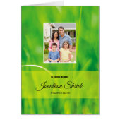 Vorlage des Programms zur Gedenkfeier (Vorne)