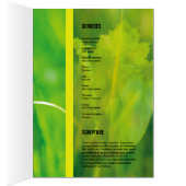 Vorlage des Programms zur Gedenkfeier (Innen (Rechts))