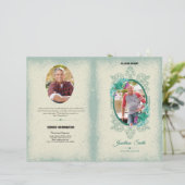 Vorlage des Programms zur Gedenkfeier (Stehend Vorderseite)