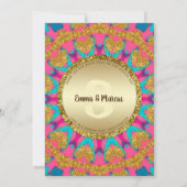 Vorlage des Rave Glam-Menüs von Funky Boho (Rückseite)