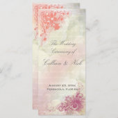 Vorlage des romantischen Blumenprogramms (Vorne/Hinten)