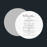 Vorlage des Round Monogram Wedelmenüs<br><div class="desc">Runde, quadratische, neutrale Themen, Hochzeitsmenü mit Monogramm Erstmaligkeit in grauer Farbe. Weiße Karten haben ein schwarzes Skript für den Titel und gedruckten Text für die Menüliste. Verwenden Sie Leerzeichen und Großbuchstaben für Abschnitte, oder ändern Sie den Wortlaut nach Bedarf. Die Hochzeitsmonogramm des Paares wird in der Mitte hinter der Formulierung...</div>