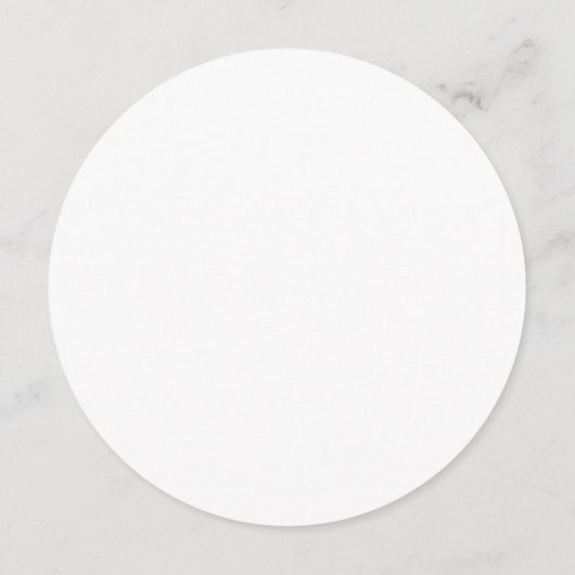 Vorlage des Round Monogram Wedelmenüs (Rückseite)