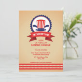 Vorlage des US-Präsidenten-Tages-Flyers (Stehend Vorderseite)