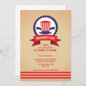 Vorlage des US-Präsidenten-Tages-Flyers (Vorne/Hinten)