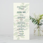 Vorlage des Weihnachtsmenüs (Stehend Vorderseite)