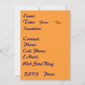 Vorlage Einladungen Mardi Gras (Rückseite)