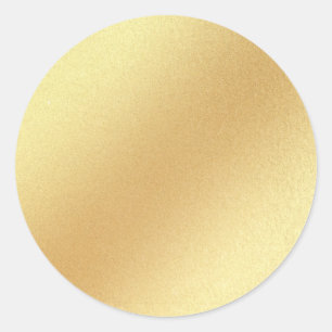 Vorlage Elegant Falsches Gold Glitter Glamour Blan Runder Aufkleber