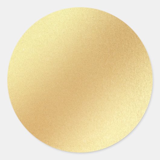 Vorlage Elegante Imitate Gold Glitzer Glamour Leer Runder Aufkleber (Vorderseite)