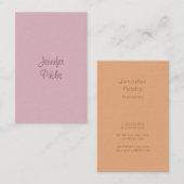 Vorlage Eleganter moderner handgeschriebener Skrip Visitenkarte (Vorne/Hinten)