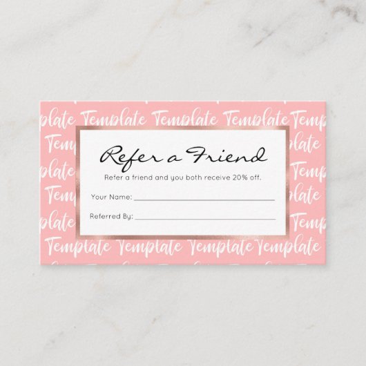 VORLAGE EMPFEHLUNGSKARTE (Vorderseite)