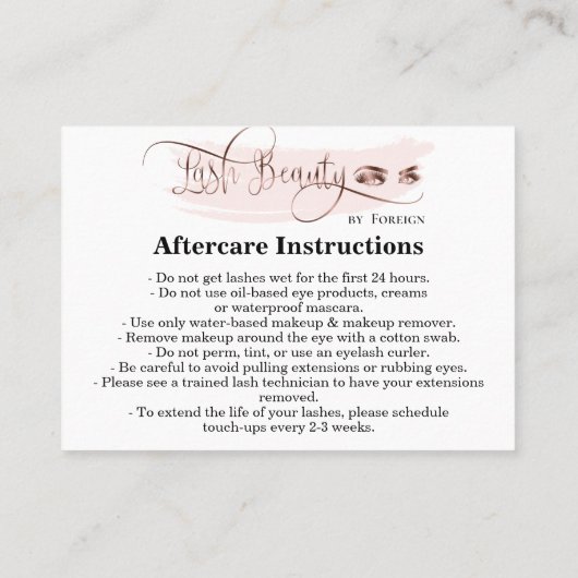 VORLAGE EMPFEHLUNGSKARTE (Rückseite)