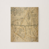 VORLAGE erster Kampf Stier-Laufder zivilen Puzzle (Vertikal)