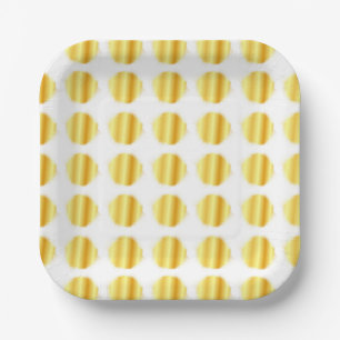 Vorlage Faux Gold Trendy Elegant Glamour Pappteller