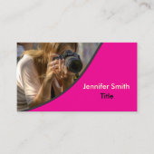 Vorlage | Fotografie - Foto Visitenkarte (Vorderseite)