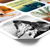 Vorlage für 16 Foto-Rasterwandplatinen Poster (Ecke)