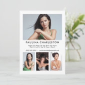 Vorlage für 4-Foto-12x18-Comp/Zed-Karte (Stehend Vorderseite)