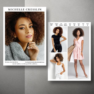 Vorlage für 4 Foto Zwei-Seiten-Verbundkarte