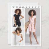 Vorlage für 4 Foto Zwei-Seiten-Verbundkarte (Rückseite)