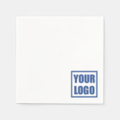 Vorlage für 50x-Servietten-Napkins-Geschäftslogo Serviette (Vorderseite)