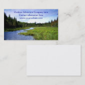 Vorlage für Abenteuer im Freien Visitenkarte (Vorne/Hinten)