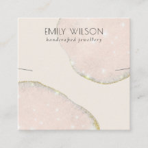 Vorlage für abstrakte Glitzer Rose Gold Necklack B