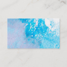 Vorlage für abstrakte Visitenkarten Blau Splash Visitenkarte