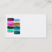 Vorlage für abstrakte Visitenkarten, doppelseitig Visitenkarte (Rückseite)