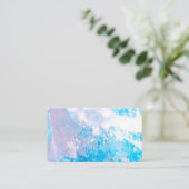 Vorlage für abstrakte Visitenkarten in Aquarellfar Visitenkarte (Stehend Vorderseite)