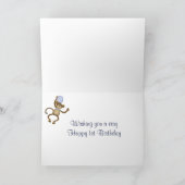 Vorlage für Affen zum Geburtstag (Innenseite)