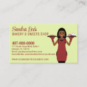 Vorlage für afrikanisch-amerikanische Backwaren Visitenkarte (Vorderseite)