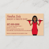 Vorlage für afrikanisch-amerikanische Backwaren Visitenkarte (Vorderseite)