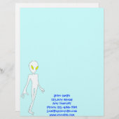 Vorlage für Alien Briefkopf (Vorne/Hinten)