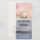 Vorlage für anpassbares Lesezeichen (Vorne/Hinten)