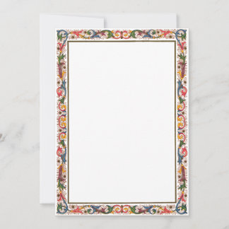 Vorlage für antike italienische Grenze Save the Da