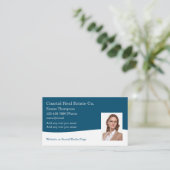 Vorlage für Anwesen in klassischer Küstenlage Visitenkarte (Stehend Vorderseite)