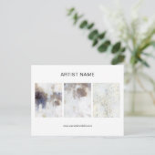 Vorlage für Artwork Collage Artist Postkarte (Stehend Vorderseite)