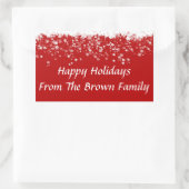 Vorlage für Aufkleber für den Happy Holidays-Umsch (Tasche)