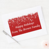 Vorlage für Aufkleber für den Happy Holidays-Umsch (Umschlag)