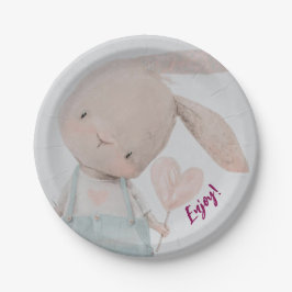 Vorlage für Babyduschpapiere - Anpassbar Pappteller