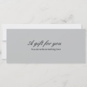 Vorlage für Ballet-Geschenkgutachten (Rückseite)