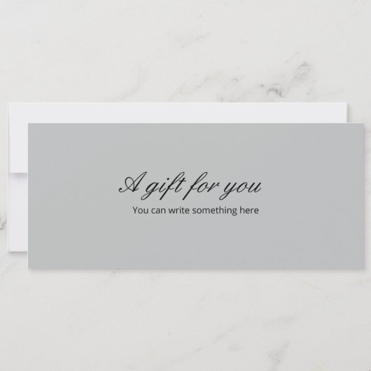 Vorlage für Ballet-Geschenkgutachten (Rückseite)