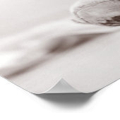 Vorlage für Ballet Pointe Shoes auf Tanzfläche Poster (Ecke)