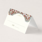 Vorlage für Barocke Hochzeitnamenkarte (Vorderseite)