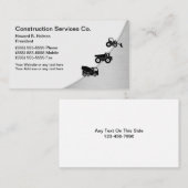 Vorlage für Baukarten Visitenkarte (Vorne/Hinten)